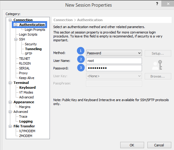 x-shell логин пароль
